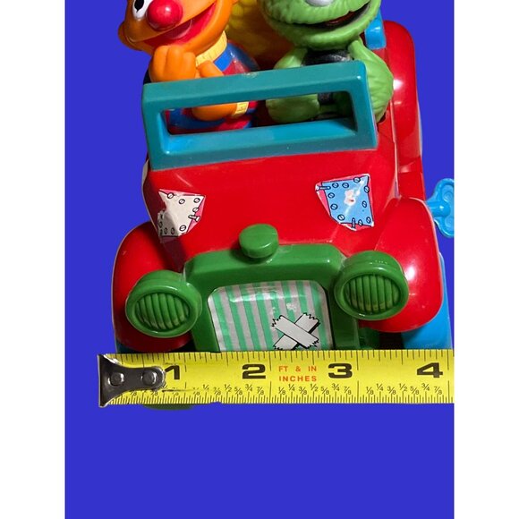 Sesame Street Vintage (illco, 1988) Wobbly Car Big Bird, Oscar, Ernie - Picture 12 of 12